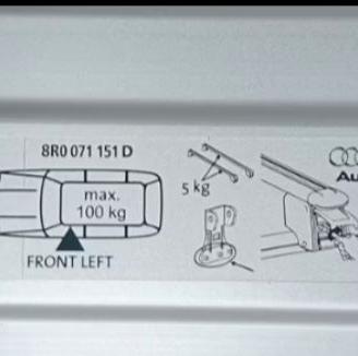 Barre porta tutto audi Q5/SQ5 Originali MAI USATI