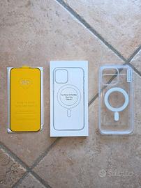 Cover MagSafe + Vetro protettivo iPhone 14 Pro Max