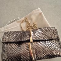 Pochette in rettile Borbonese