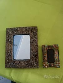 specchio e porta foto indiano 