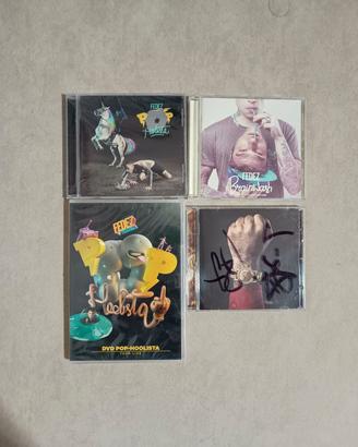 Lotto Fedez CD E DVD Originali  autografato 
