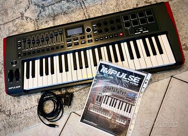 TASTIERA NOVATION IMPULSE MIDI USB + ACCESSORI