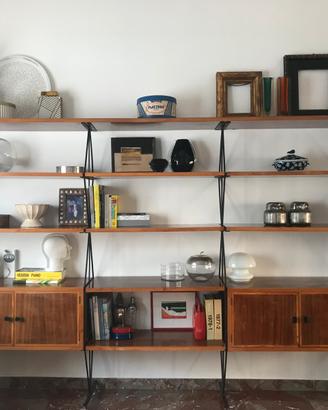 Libreria stile svedese modernariato anni 60