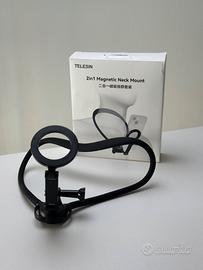 Supporto smartphone e GoPro | Magnetic Neck Mount