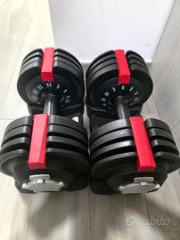 Manubri con selettore di peso