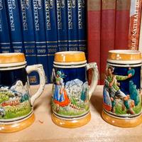set Boccali Birra Bavaresi anni 80