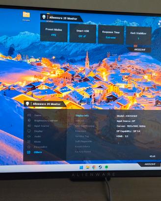 Alienware AW2523HF 24.5" 360Hz 0.5ms IPS