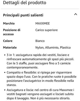 asciugatrice e stira camice