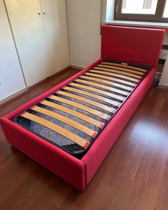 Letto singolo Ennerev con letto estraibile