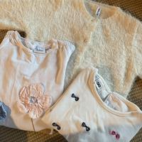 Maglioncino + 2 maglie maniche lunghe tg 18 mesi