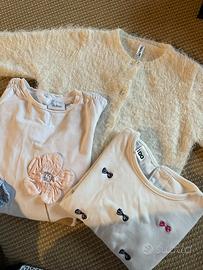 Maglioncino + 2 maglie maniche lunghe tg 18 mesi