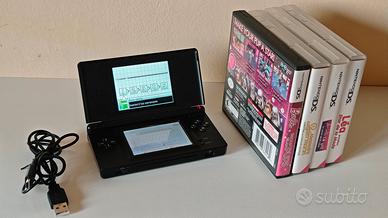 🔥 Nintendo DS Lite + 4 Giochi Completi 🎮