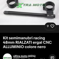 Semimanubri cnc racing 48 mm