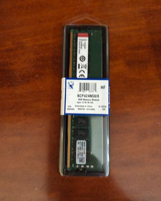 8gb RAM Ddr4 Kingston 2400MT/s