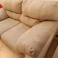 Divano 2 posti colore beige / tortora 