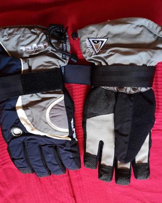 Guanti snowboard con salvapolso estraibile