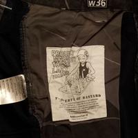 pantalone cargo bastard tgW36 blu scuro