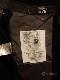 pantalone cargo bastard tgW36 blu scuro