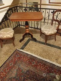 Tavolo rolino con poltroncine