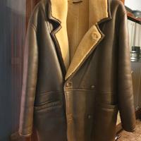 Giacca lunga-Montone uomo tg.50 Shearling