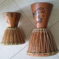 coppia di jambè africani