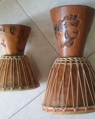 Coppia di Djambè africani