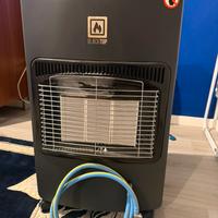 Stufa a gas con vano bombola