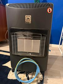 Stufa a gas con vano bombola