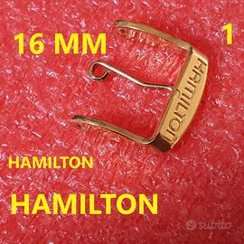 fibbia originale Hamilton 16 mm cinturino orologio