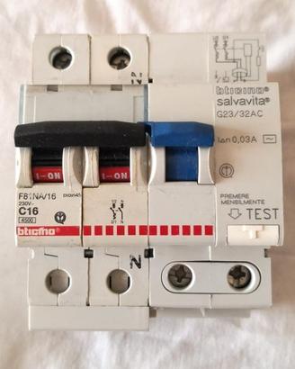 Interruttore BTicino magnetotermico/differenziale