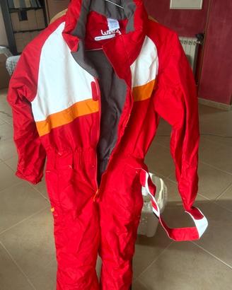 Tuta da sciatore  rossa