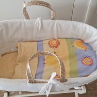 Cesta bimbo con supporto a rotelle