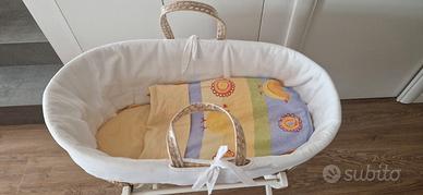 Cesta bimbo con supporto a rotelle