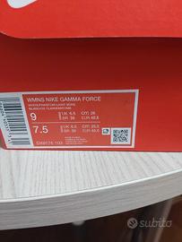 nike Ai force 1 bianche n.40.5