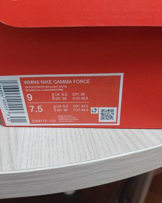 nike Ai force 1 bianche n.40.5