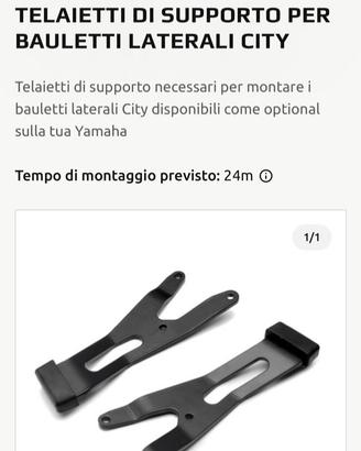 TELAIETTI PER BAULETTI CITY YAMAHA 