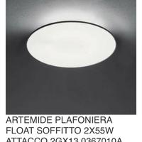 Lampada Float Artemide a soffitto