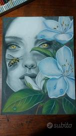 quadri con diverse tecniche