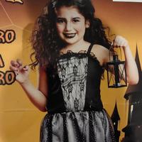 Costume carnevale pizzo 2 pezzi!bimba 4-5-6-7 anni
