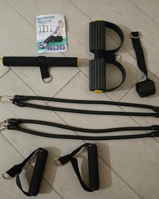 attrezzi per la palestra, elastici