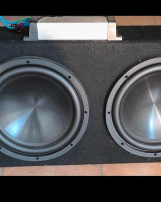 subwoofer + amplificatore