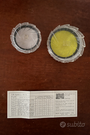 2 Filtri HOYA fotografici – UV, Arancio e Giallo