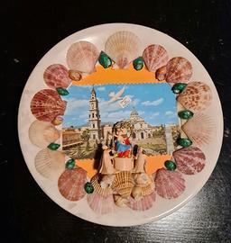 Souvenir Piatto Santuario Madonna di Pompei 