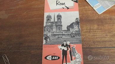 Cartina ROMA SAS in tedesco 1961