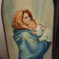 quadro madonna con bambino 