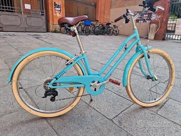 Bici città bambina 9 -12 anni 24 pollici ELOPS 500