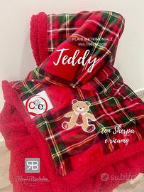 Plaid natalizio teddy Renato balestra