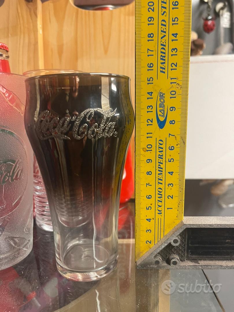 6 BICCHIERI COCA COLA IN VETRO - ORIGINALI