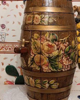 Botte vintage dipinta a mano vintage botte