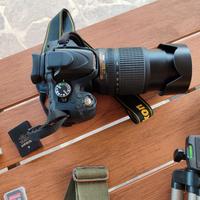 Obbiettivo nikon 18/140 nuovo piu D5100 completa